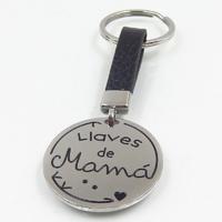 Mama style stainless steel classical keychain