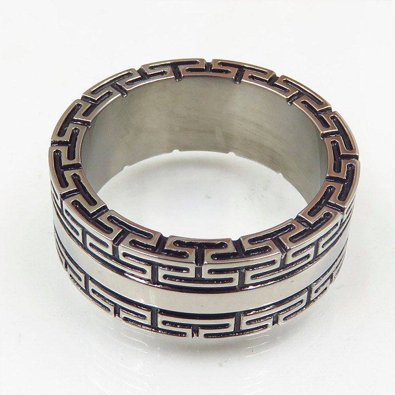 Factory designs stainless steel ring for adult