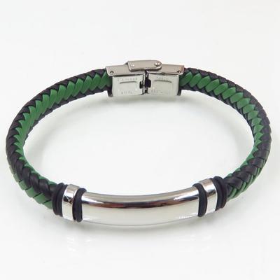 Special sex braided leather bangle for men