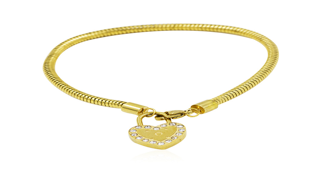 Beloved stainless steel crystals bracelet forever love women design