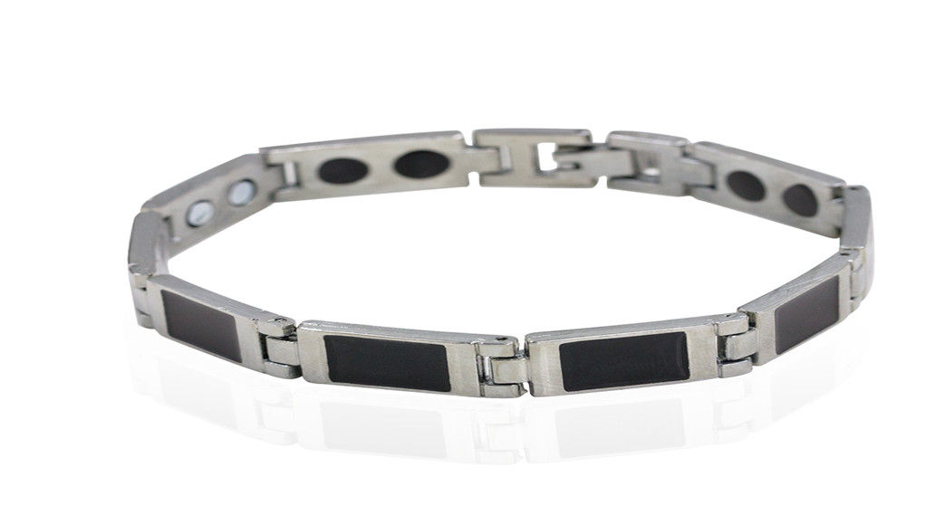 2019 magnetic clasp bracelet men steel bracelet