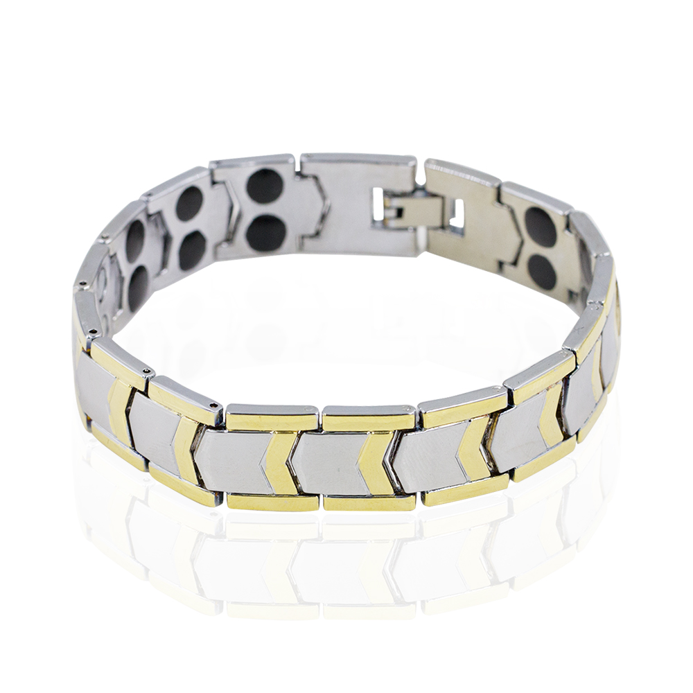 Stainless steel men's personality magnetic charm bracelet - AW00393bhva-244