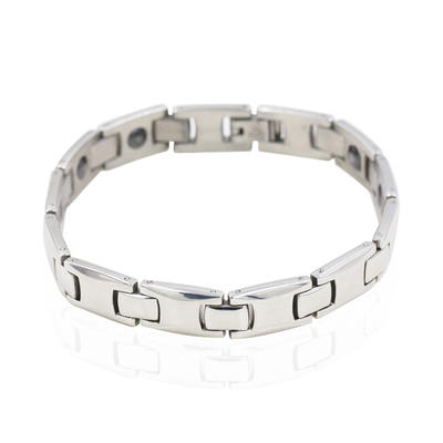 Men's simple design charm tungsten carbide magnetic bracelet - AW00398ahlv-244