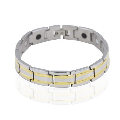 Stainless steel men tungsten energy magnetic bracelet for  wholesale-AW00405vhkb-244