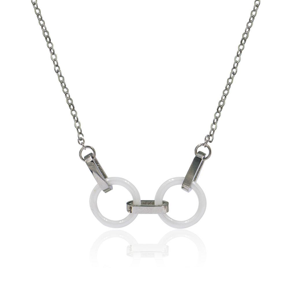 Charm design lovely pendant  necklace in stainless steel  for women  - VD057513bhva-676