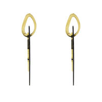 Fashion jewelry earrings gold plated ear stud earrings women - AW00025bhva-371
