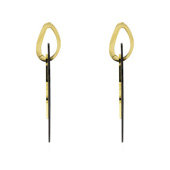Fashion jewelry earrings gold plated ear stud earrings women - AW00025bhva-371