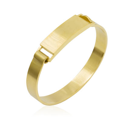 Simple design bangle bracelet open bangle metal bangle for women - AW00086biib-683