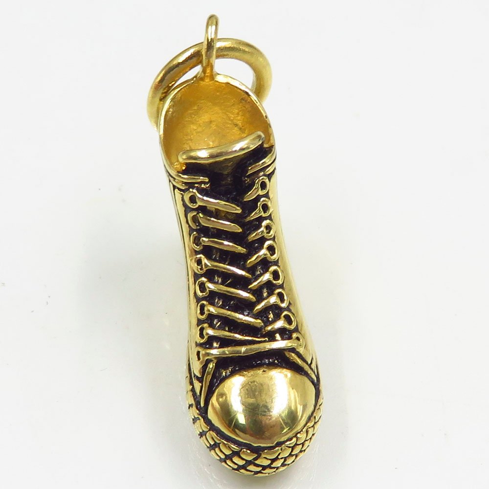Three-dimensional shoe charm shaped charms and pendants for fashion jewelry