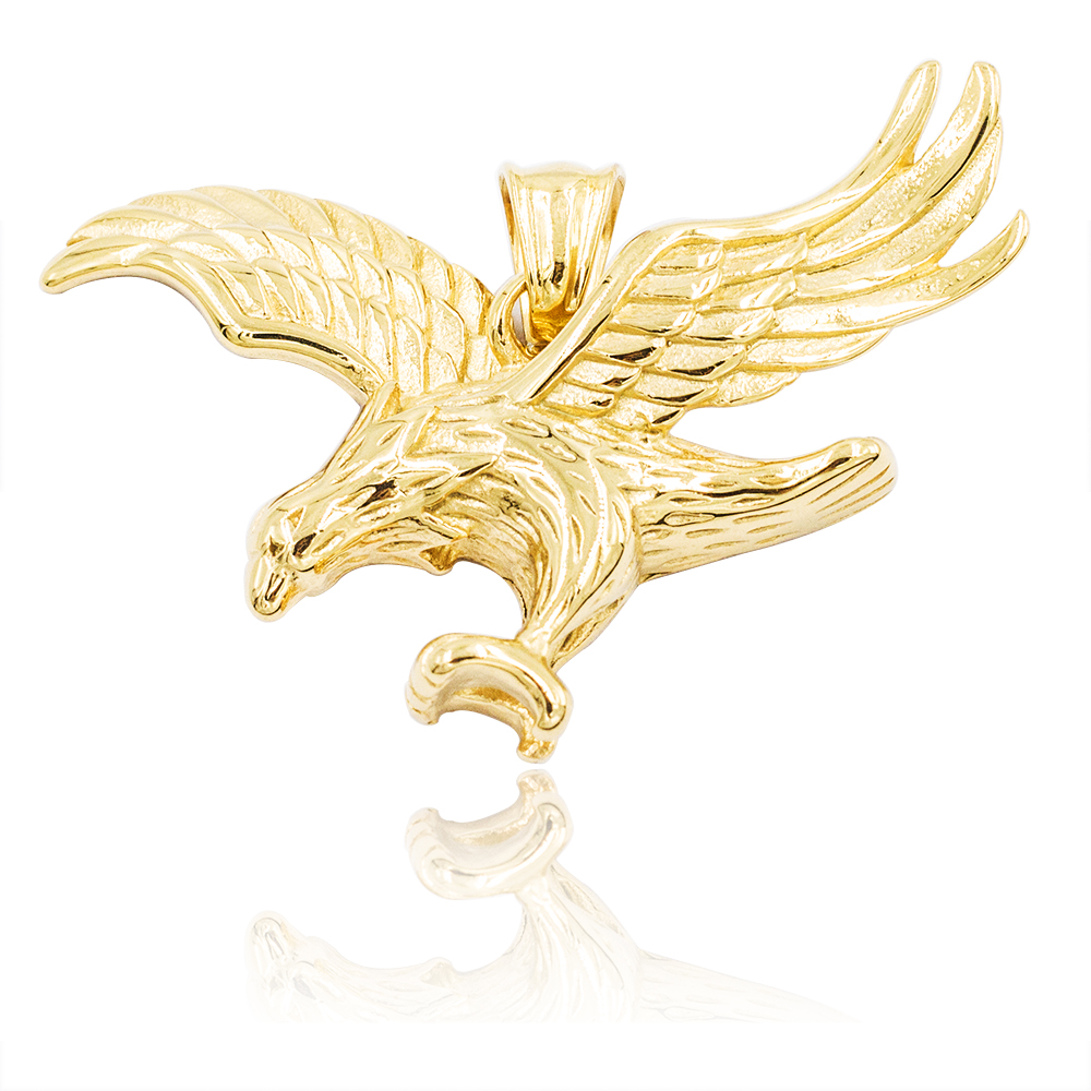 New classic eagle gold pendant for men,custom pendant jewelry