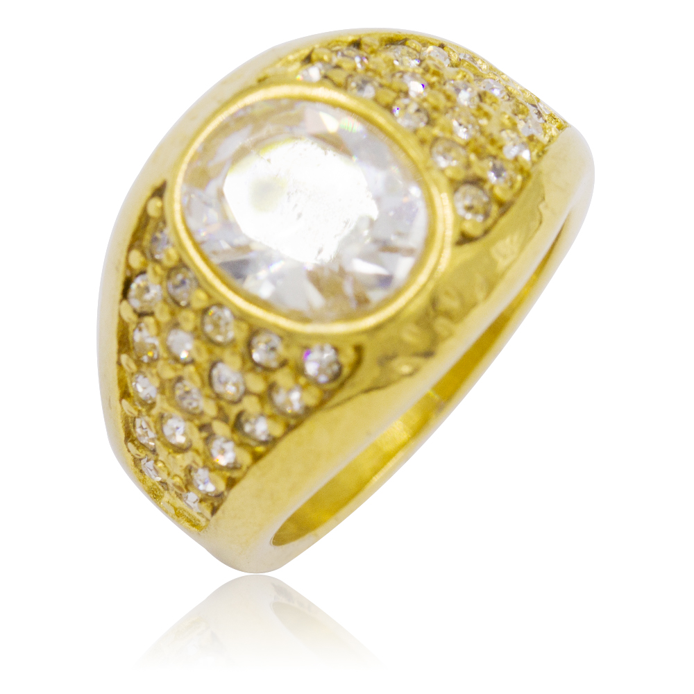 Modern latest wholesale wedding gold crystal ring,custom ring in stainless steel
