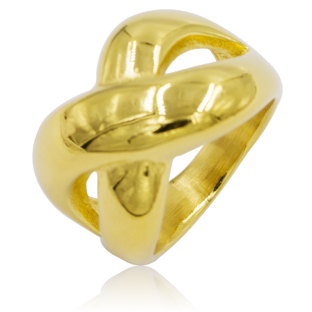 Wholesale dubai 18k gold ring in stainless steel,custom name ring