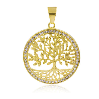 Custom metal pendant pendant tree with gold plated pendant necklace VD057787-640