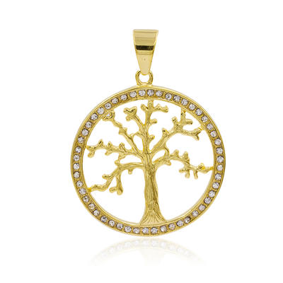 Custom pendant makers tree of  life pendant stainless steel pendant necklace VD057789-640