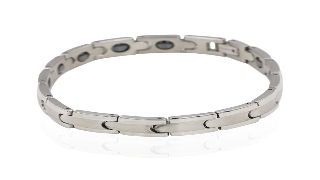 Silver wrist and health bracelet simple AW00382ahlv-244