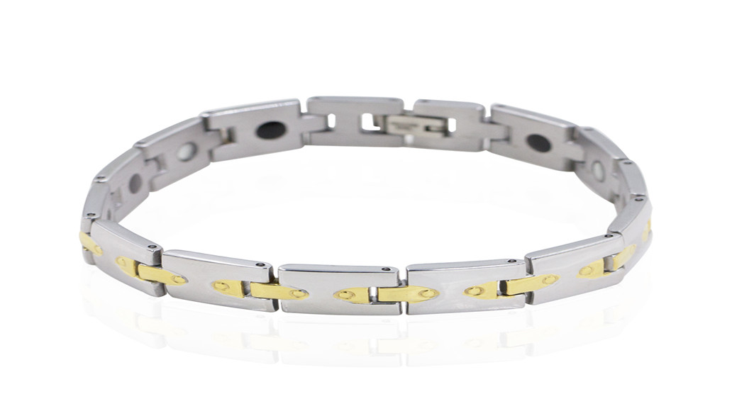 Magnet bracelet for unisex custom stainless steel bracelet AW00384vhkb-244