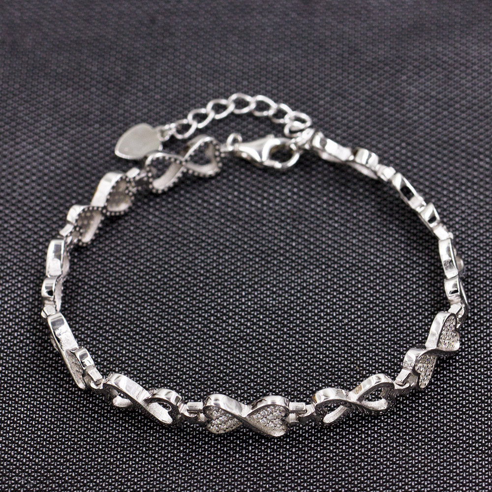 Oem And Odm Customizes 925 Sterling Silver Women Bracelet