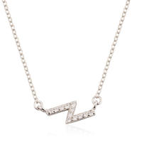 Simple Necklace Designs 925 Sterling Silver Letter Z Jusnova Silver AN10415