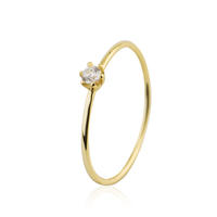 Birthday Gift Gold Crystal Zircon Jewelry Rings 925 Sterling Silver Jusnova Silver AR20300-M113