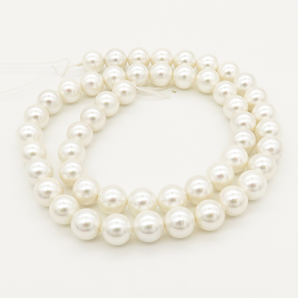 Powellbeads 6-16mm Perfect Round Shell Pearl Strands XBSP00003vbnb-L001