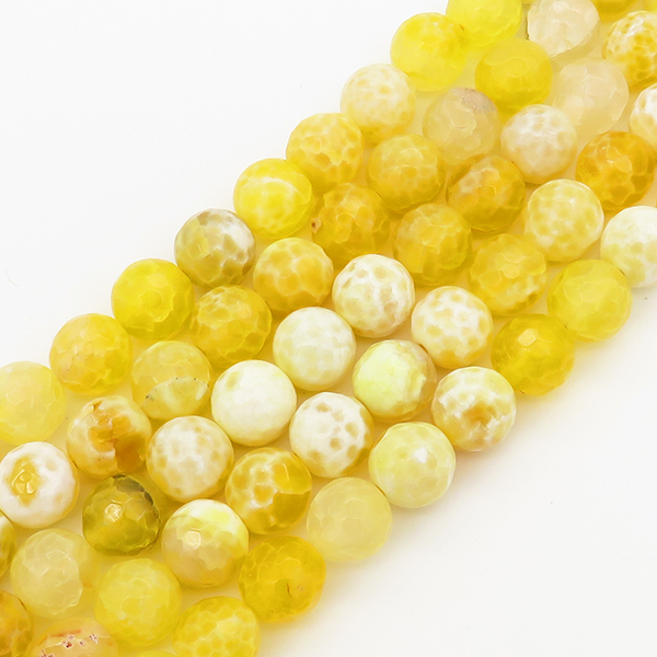 Powellbeads Hot Sale Natural Yellow Beads Yellow Semi-precious Stone