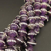 Round Semi-Precious Loose Bead Striped Agate Stone Gemstone Beads For Jewelry Making